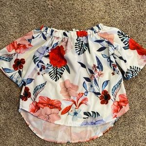 Off the shoulder blouse